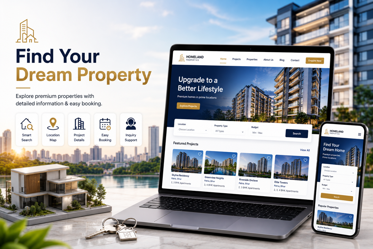 Real Estate Website Development