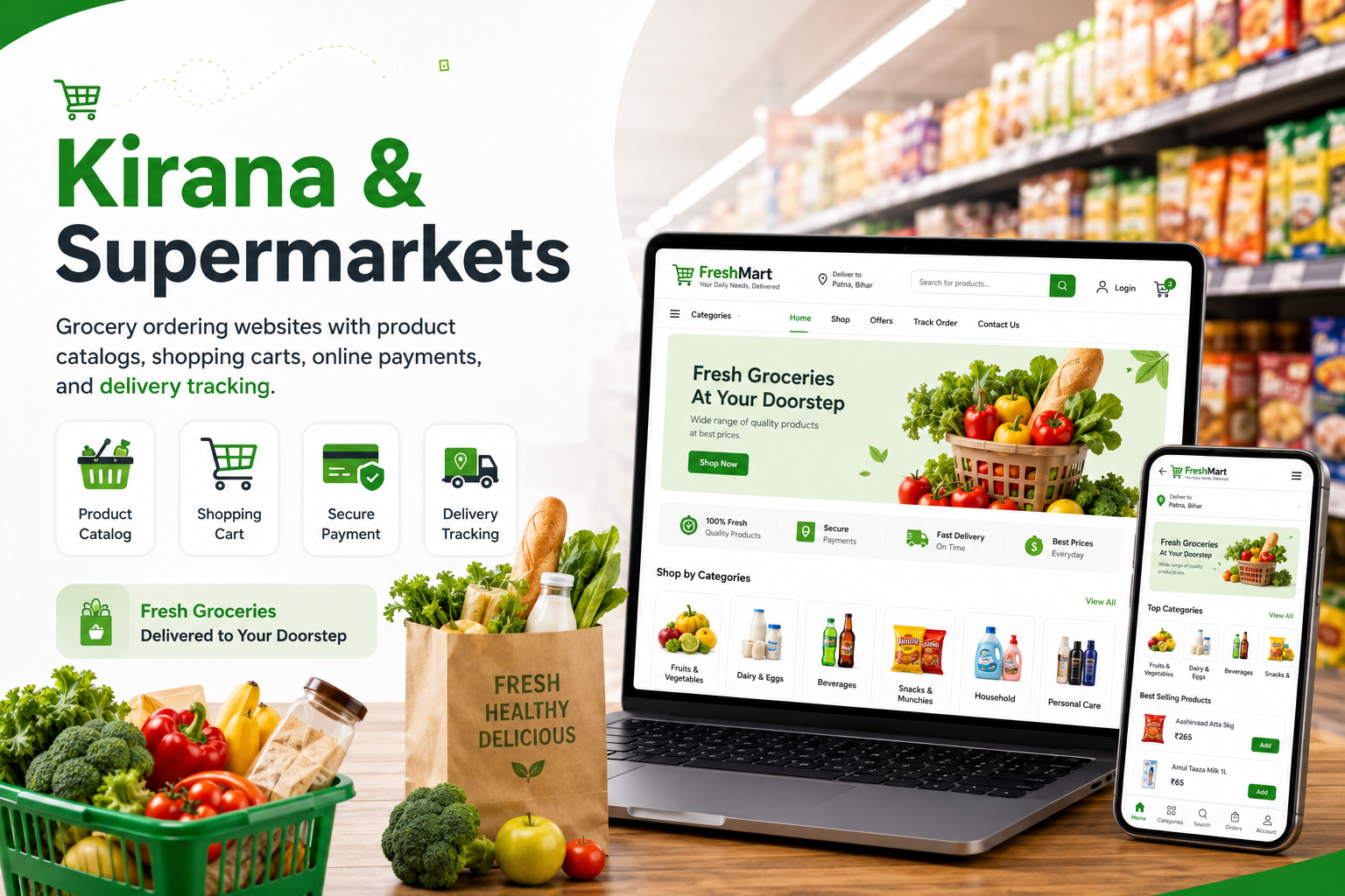 Supermarket Website