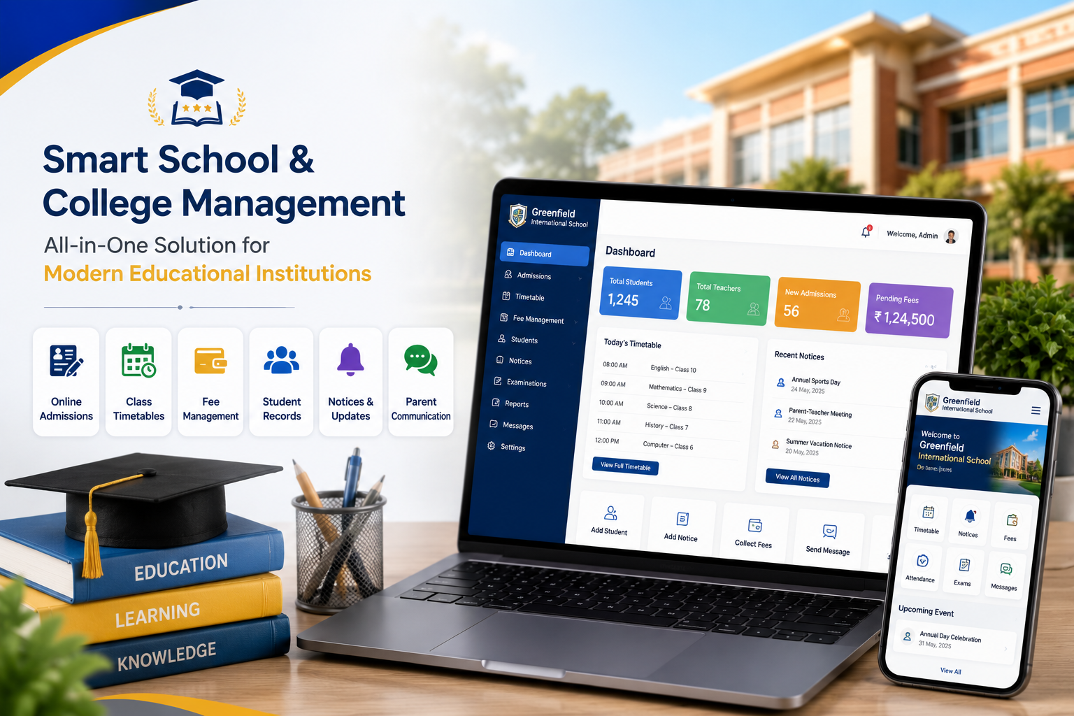 School and College Website Development